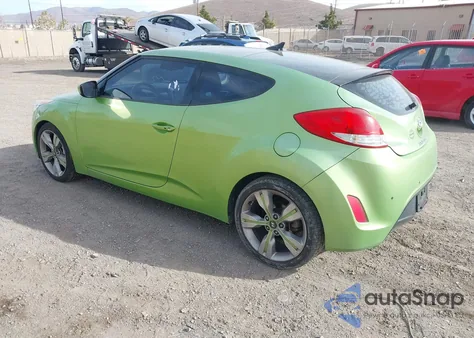 2012 Hyundai Veloster Base W/Black z USA, uszkodzony, nr VIN KMHTC6AD4CU047646